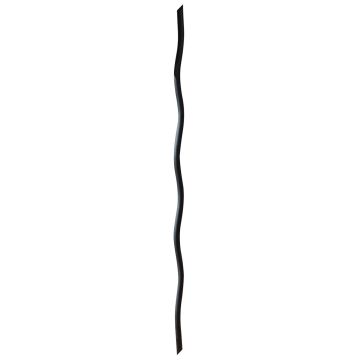 Iron Matt Black Rake Wave Spindle 805mm