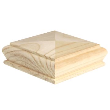 Pine Pyramid Newel Cap 120mm