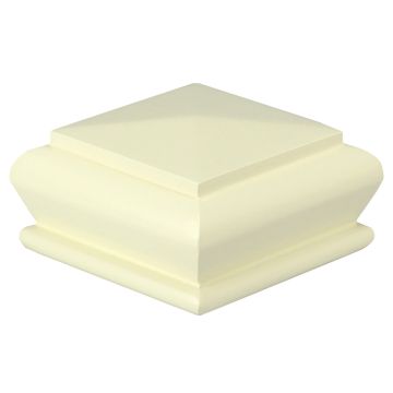 White Primed Pyramid Cap 70mm