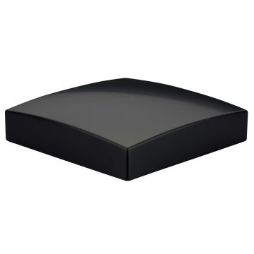 Forge Black Flat Cap 90mm
