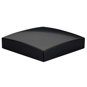 Forge Black Flat Cap 70mm