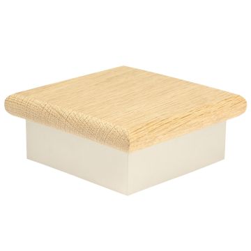 Oak and Brushed Nickel Fit Over Cap