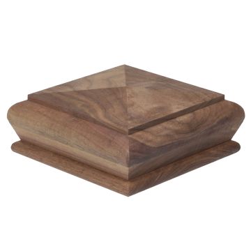 Walnut Pyramid Cap 90mm