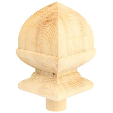 Pine Square Acorn Cap 90mm