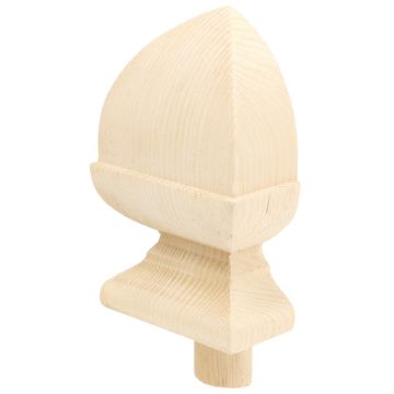 Ash Square Acorn Cap 90mm Half - Discontinued