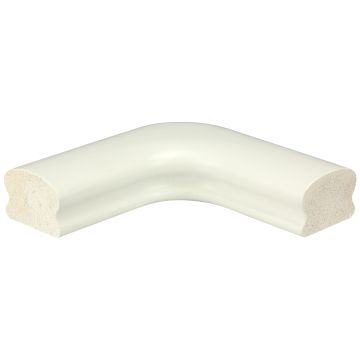 White Primed Cottage Loaf Handrail Horizontal Turn