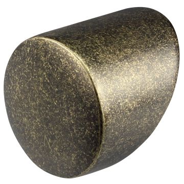 Forge Antique Brass Handrail End Cap - 45mm Diameter - Pair