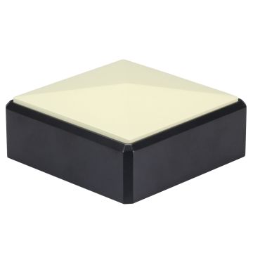 Forge Black & White Primed 90mm Cap
