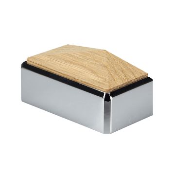 Forge Chrome & Oak 90mm Cap Half