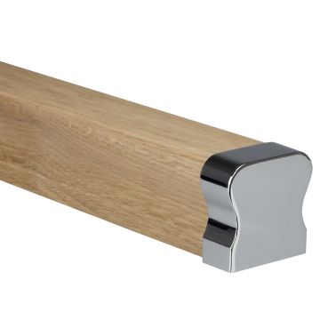 Forge Chrome HR Handrail End Cap - Pair