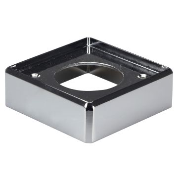 Forge Chrome Newel Base Connector 90mm
