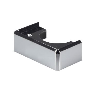 Forge Chrome Newel Base Connector 90mm Half 