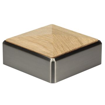 Forge Nickel & Oak 90mm Cap