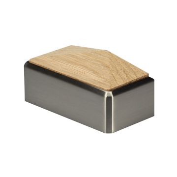 Forge Nickel & Oak 90mm Cap Half