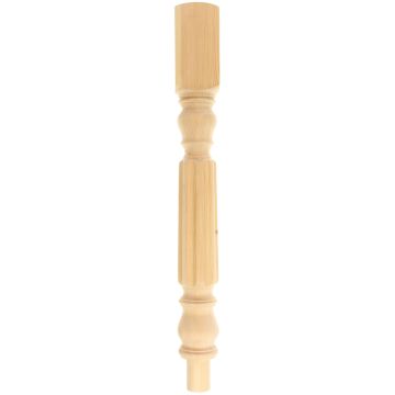 Pine Fluted Newel Post