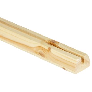 Pine Glass Grooved Base Rail for 8mm Glass