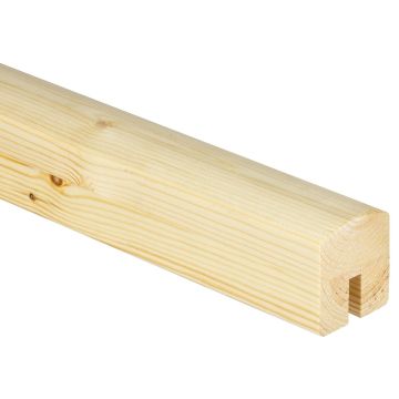 Pine Glass Grooved Handrail for 8mm Glass