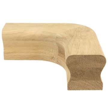 Oak HR Handrail Horizontal Turn