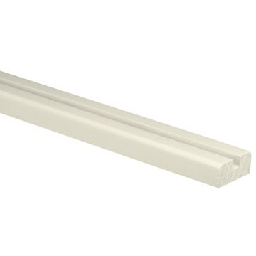 White Primed MD Iron Base Rail