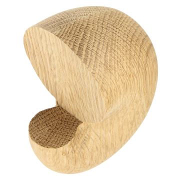 Oak Mopstick Handrail End Scroll 54mm