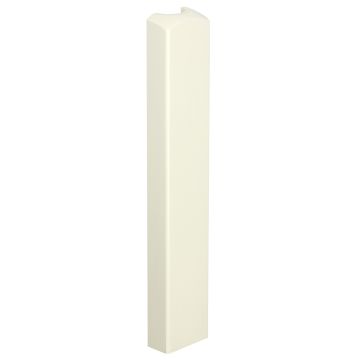 White Primed Newel Base Half