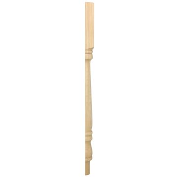 Oak Plain Newel Post Half 82mm- Discontinued