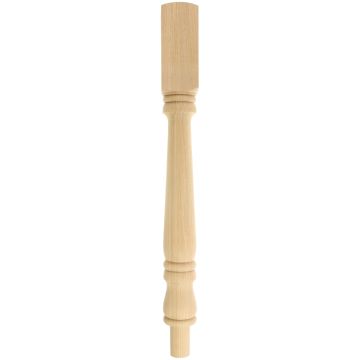 Oak Plain Newel Post 120mm