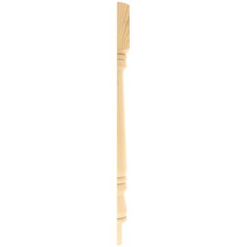 Pine Plain Turned Newel Post Half 120mm