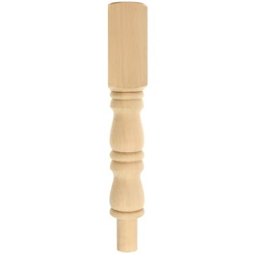 Hemlock Plain Winder Newel Post 90mm