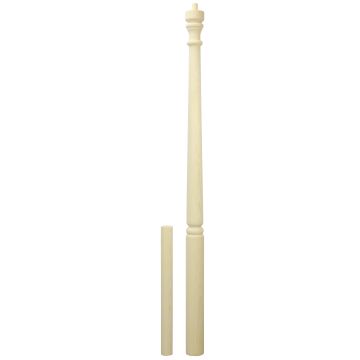 Pine Plain Volute Newel Post