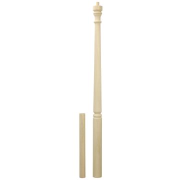 Oak Plain Volute Newel Post