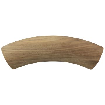 Walnut Round Mopstick Down Ramp 54mm