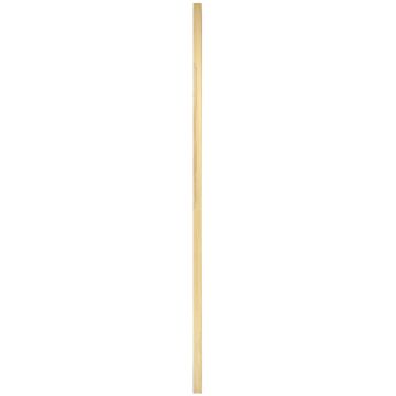 Pine 70mm Stop Chamfered Newel Post Half