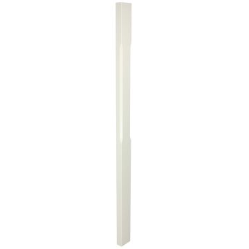 White Primed Stop Chamfered Newel Post 82mm Half