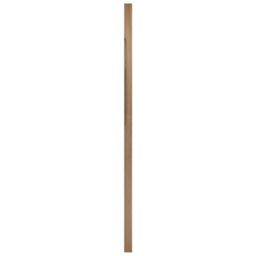 Walnut Stop Chamfered Newel Post  half