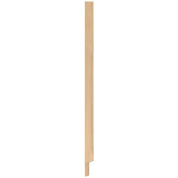 Hemlock Stop Chamfered Pegged Newel Post Half - Discontinued