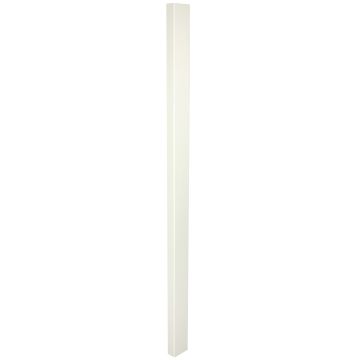 White Primed Square Newel Post Half 1500mm x 82mm