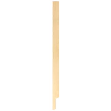 Pine Square Pegged Newel Post 82mm Half