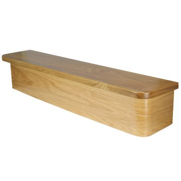 Oak Bullnose Tread & Oak Riser Kit, Left or Right Hand - Pre-finished