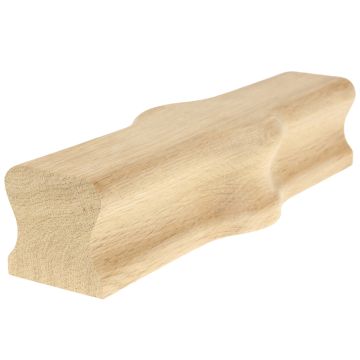 Oak HR Handrail Straight Cap