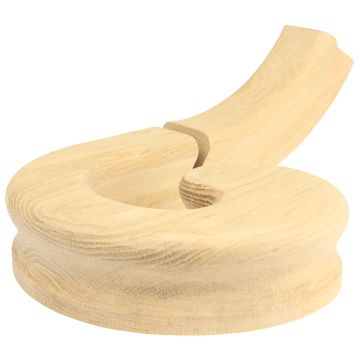 Pine Volute HR Handrail Right Hand Turn with Up Easing