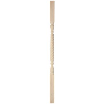 Hemlock Barley Twist Spindle 41mm x 900mm - DISCONTINUED