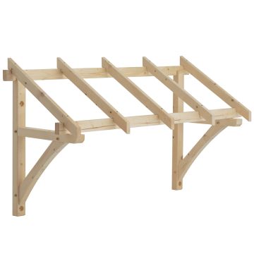 Flat Roof Porch Canopy 1200mm - 1600mm