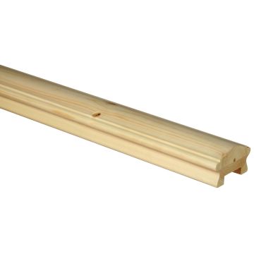 Richard Burbidge Hallmark Pine LHR Handrail 4100mm - 41mm Groove & Infill
