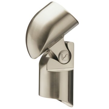Fusion Bottom Connector - Brushed Nickel