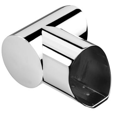 Fusion Horizontal Left Hand Turn - Chrome