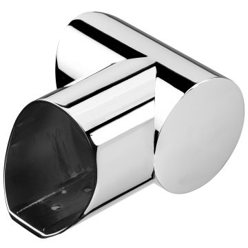 Fusion Horizontal Right Hand Turn - Chrome
