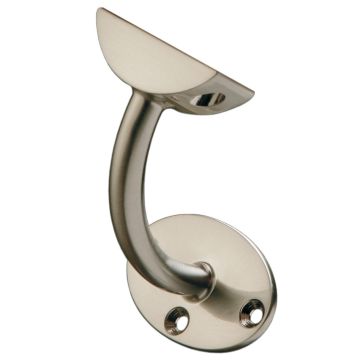 Fusion Handrail Wall Bracket - Brushed Nickel