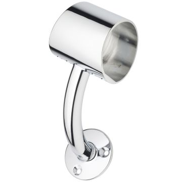 Fusion Wall Mounted Handrail Bracket - Chrome