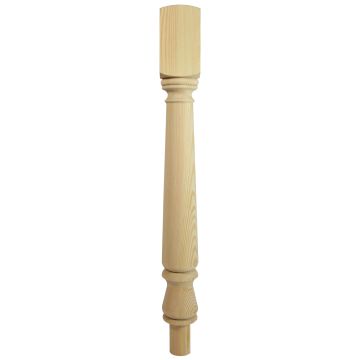 Richard Burbidge Trademark Pine Half Tulip Newel 90mm